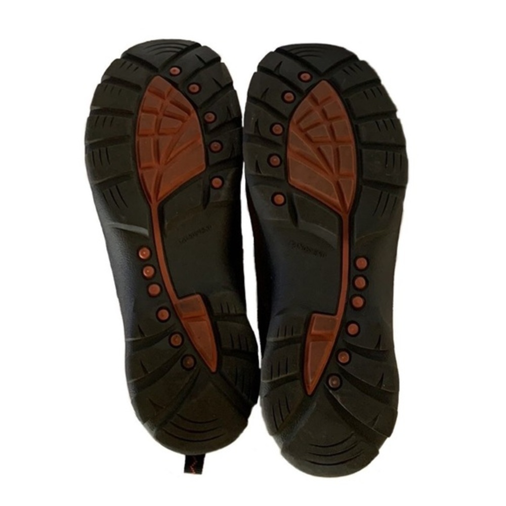 Lands End Men's All Weather Slip On Moccasin Black Suede Size 8 - Picture 4 of 5